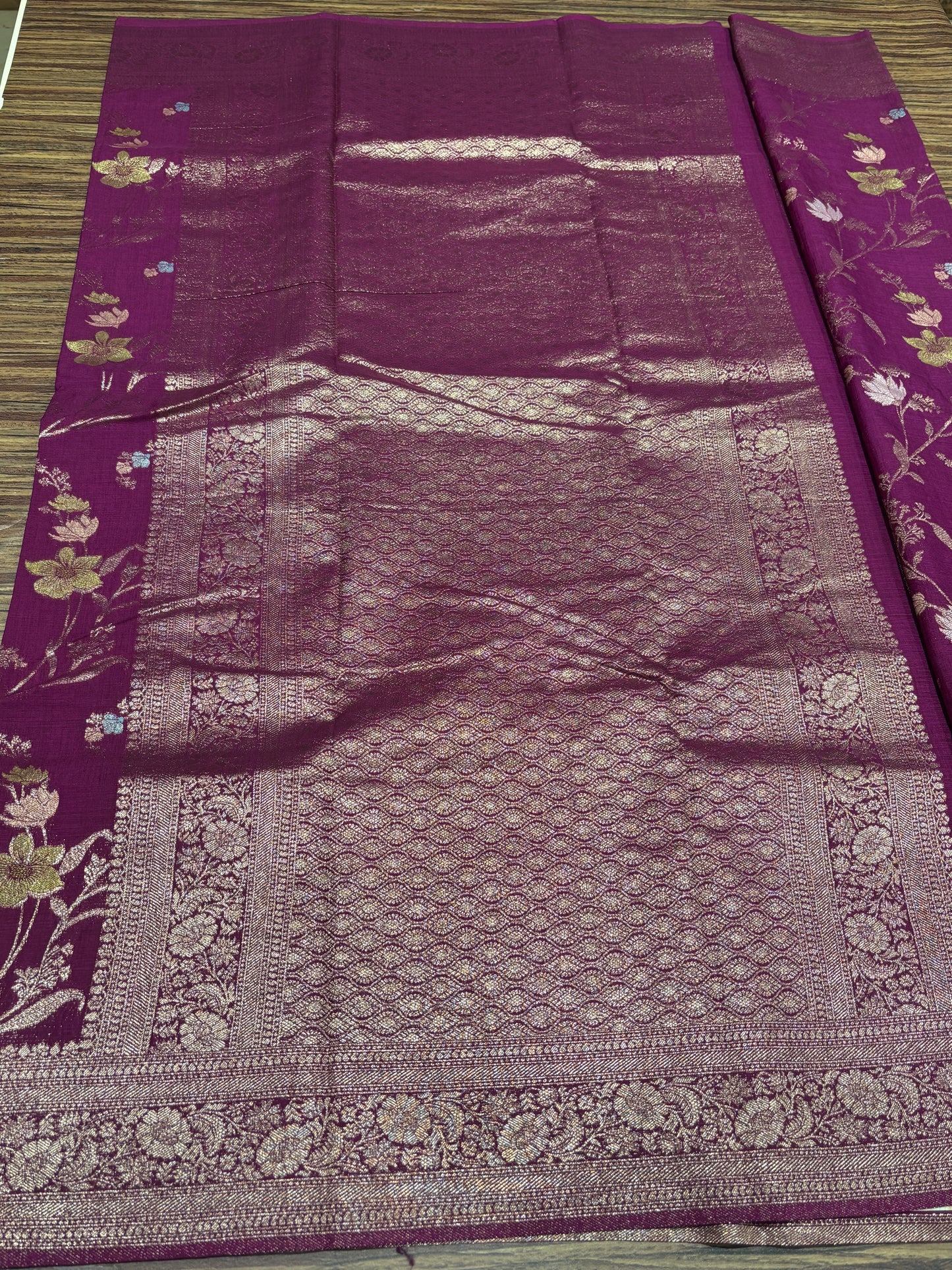 Soft tussar saree