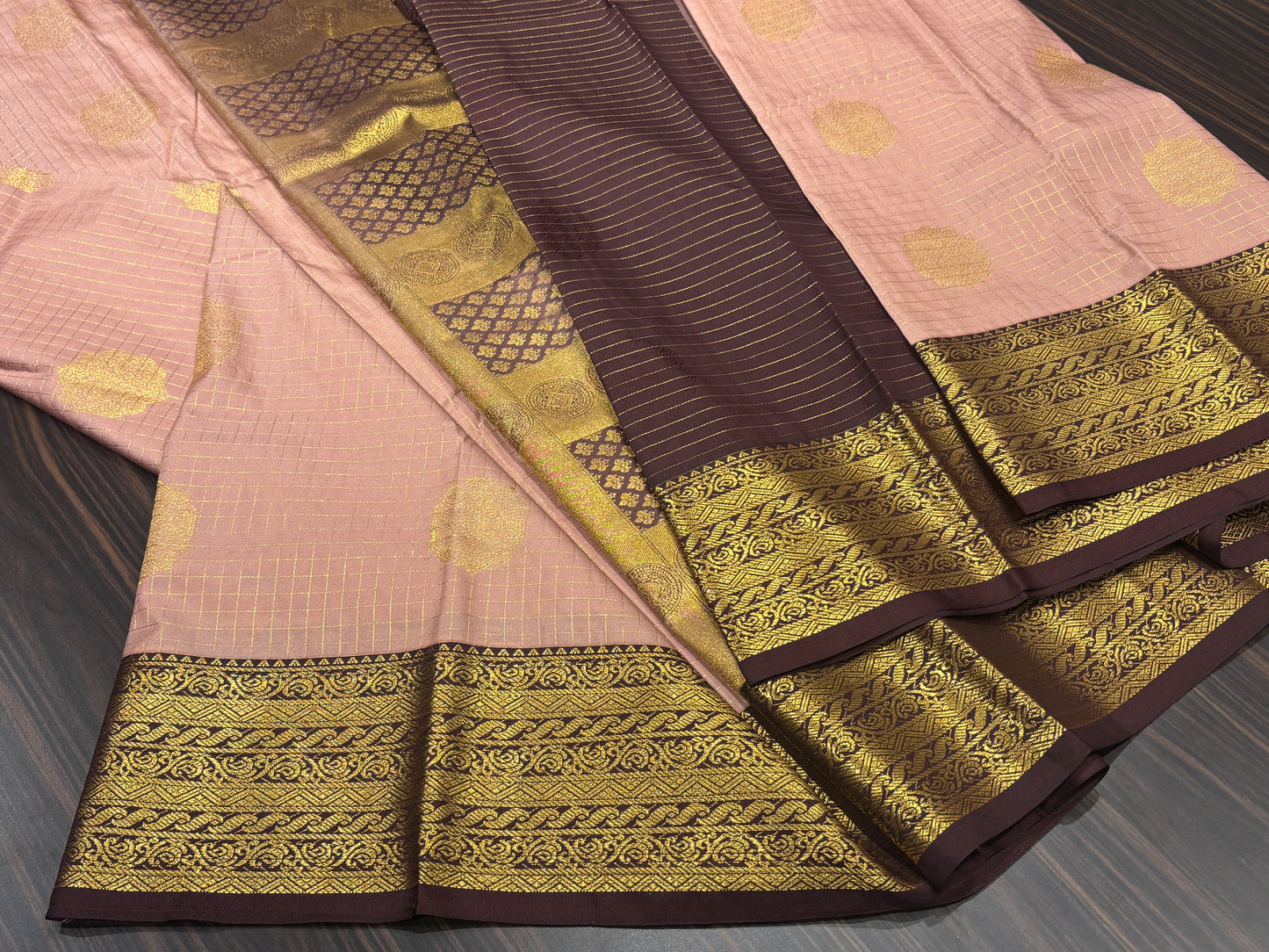 Semi Kanchipuram silk