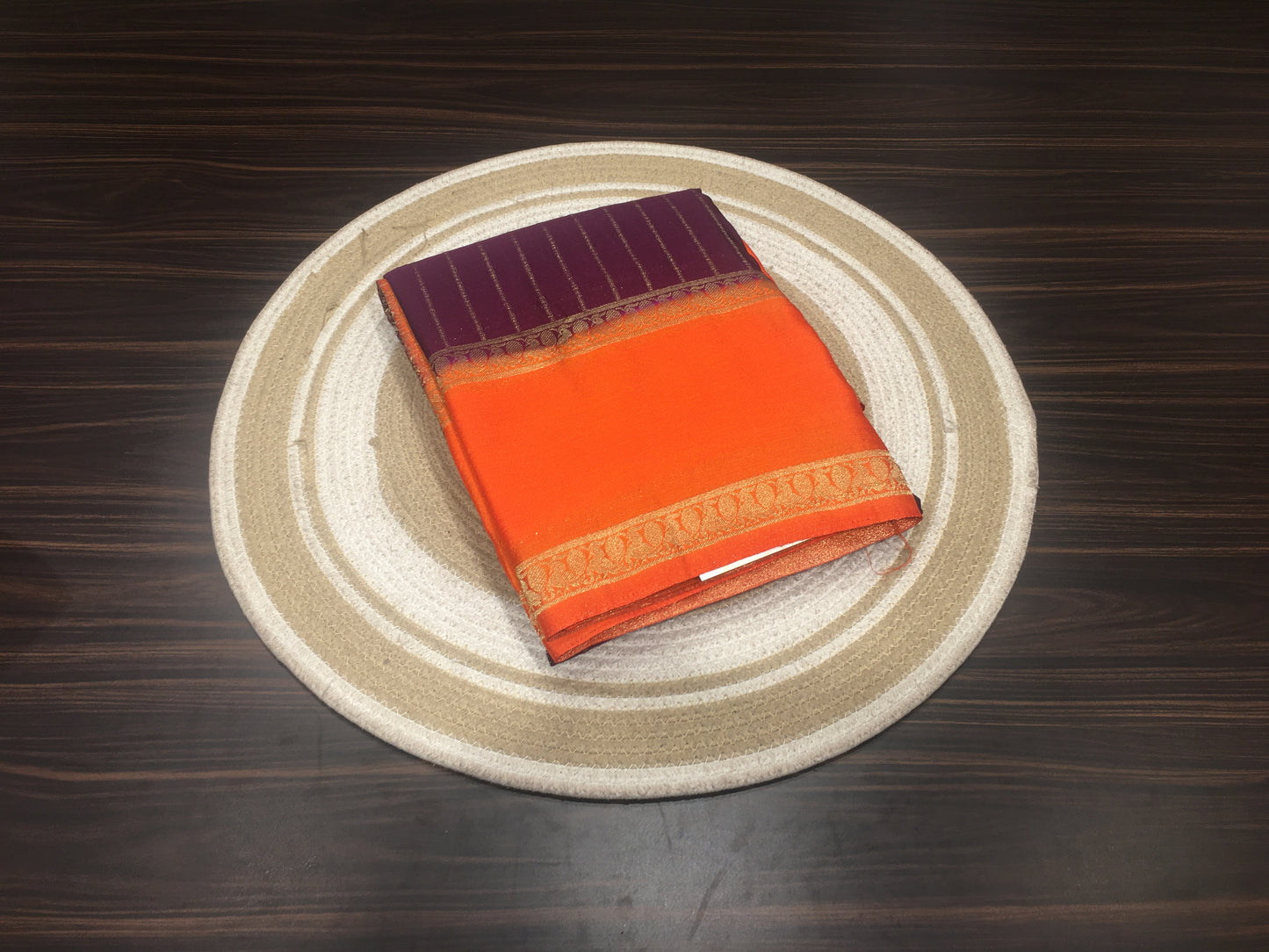 Chiffon crape saree