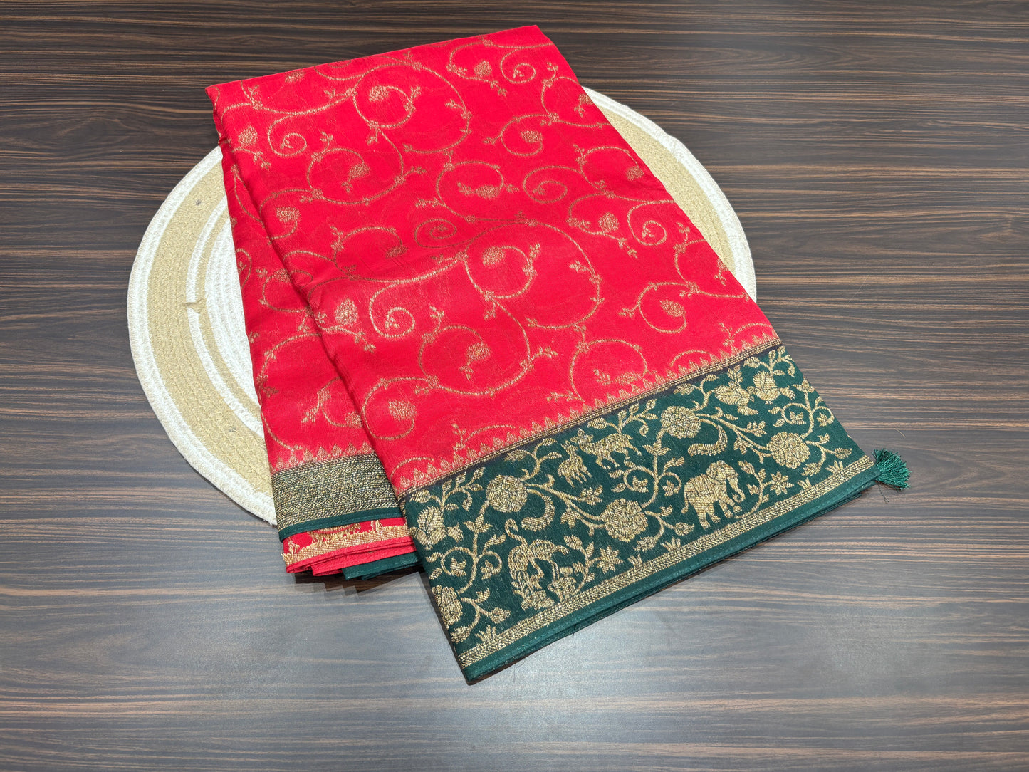 Soft tussar saree