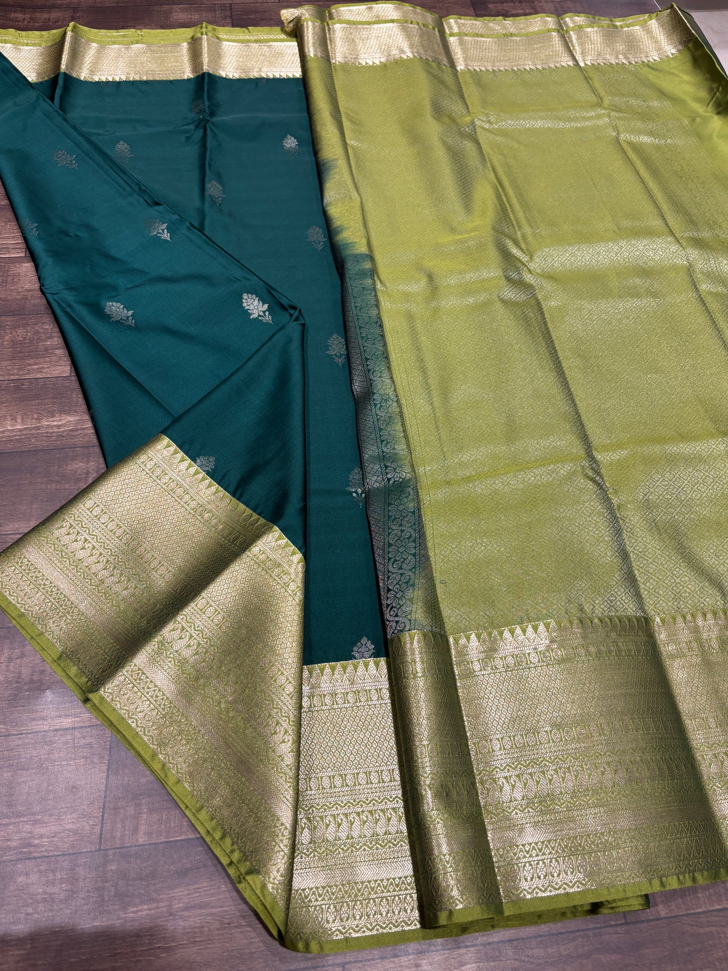 semi Kanchipuram silk