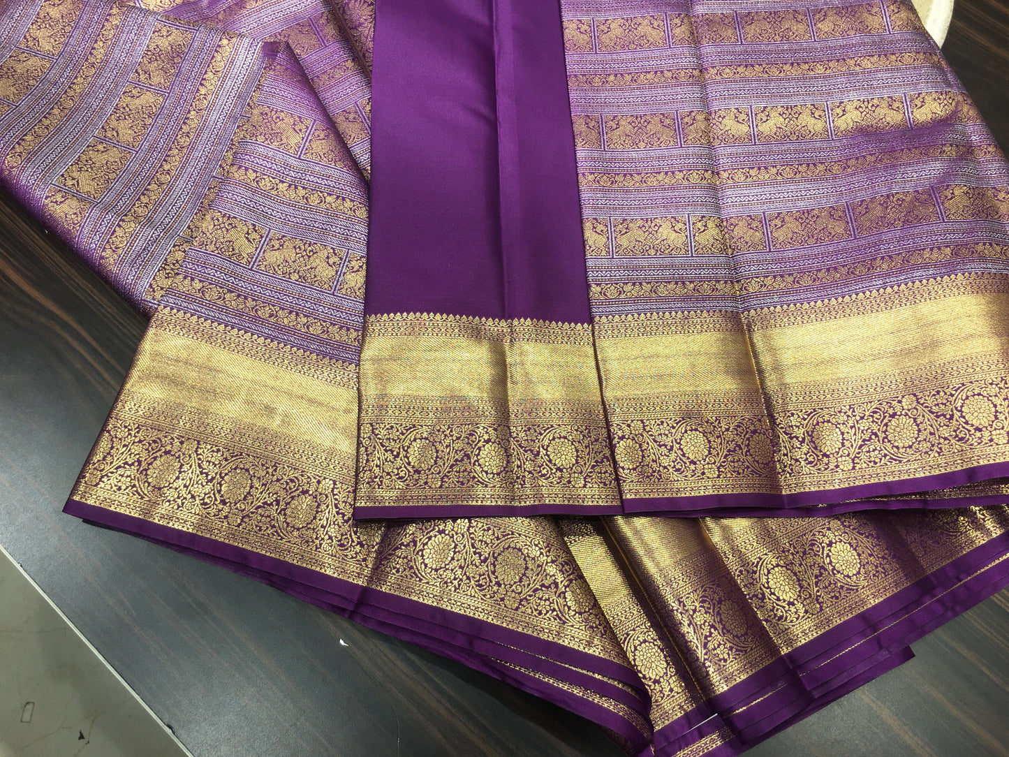 Semi Kanchipuram silk