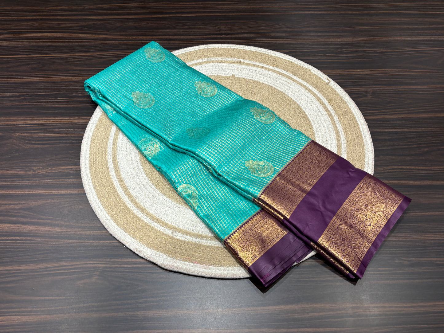 Semi Kanchipuram silk