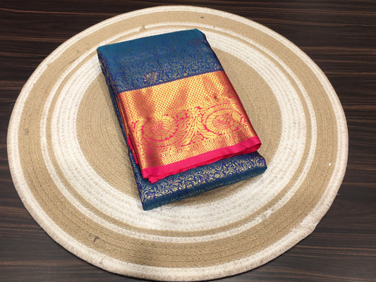 Semi Kanchipuram silk