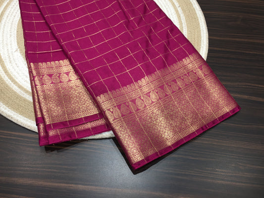 Semi Mysore Crape Silk
