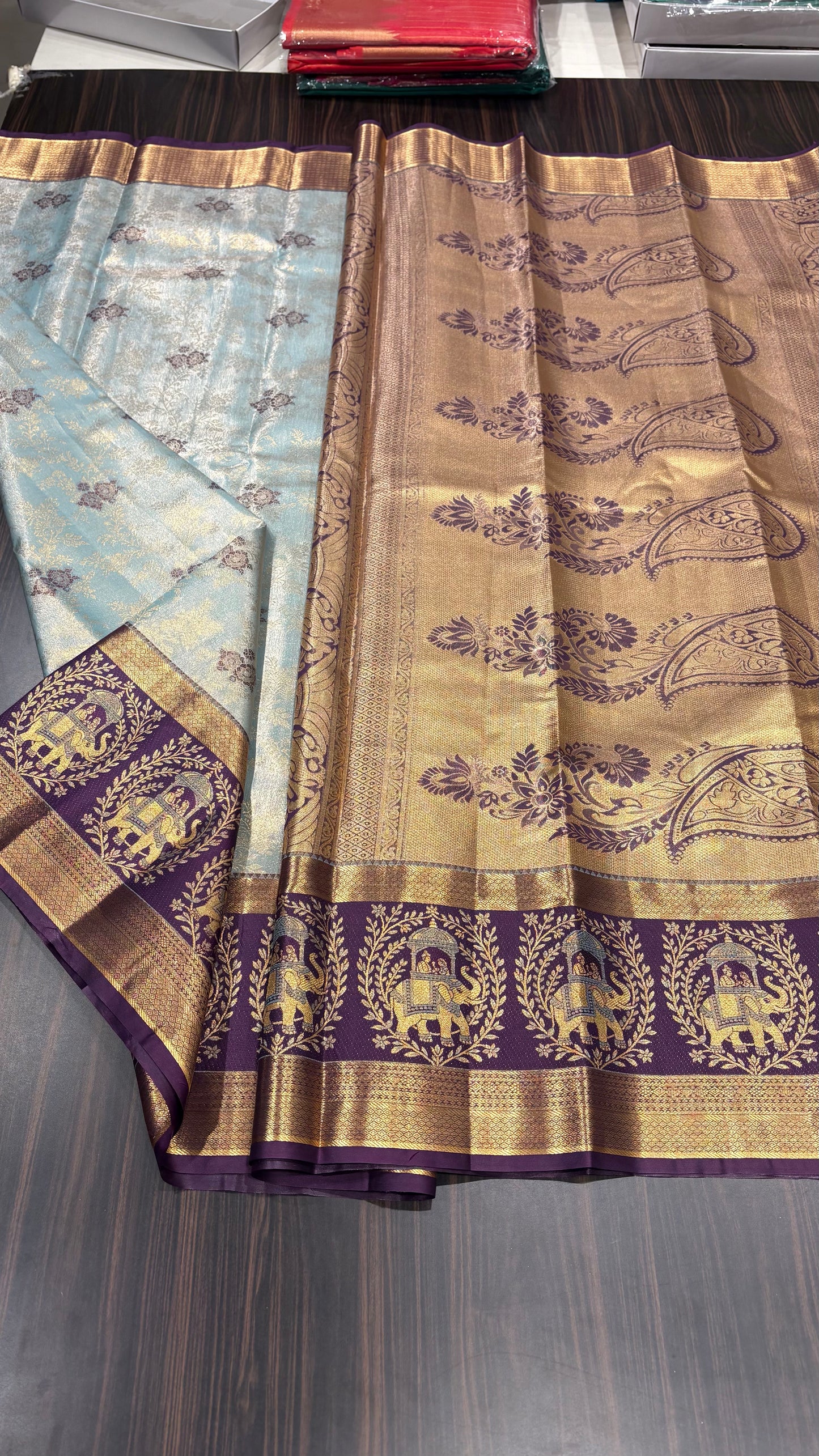 Semi Kanchipuram tissue