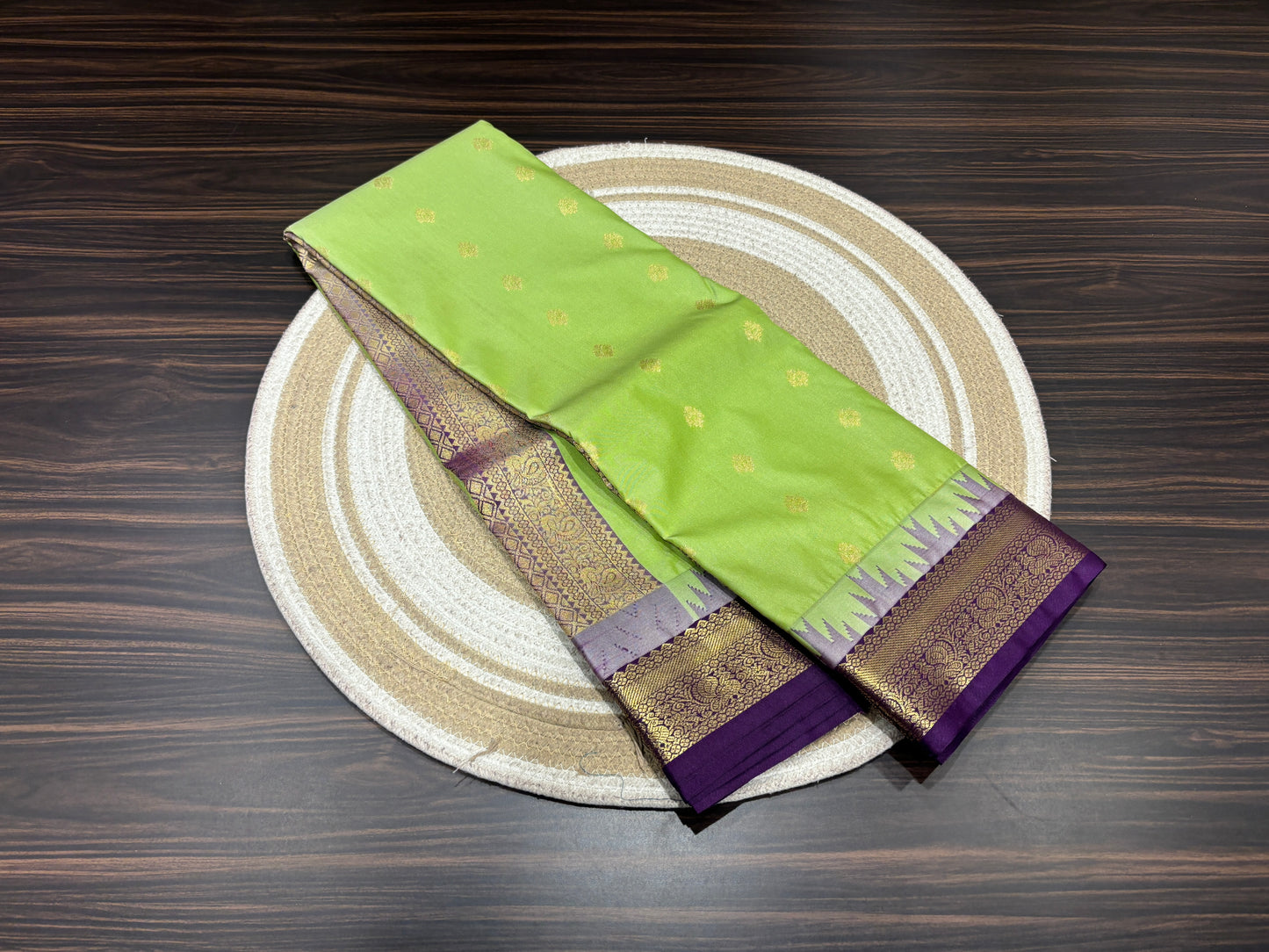 Semi Kanchipuram silk