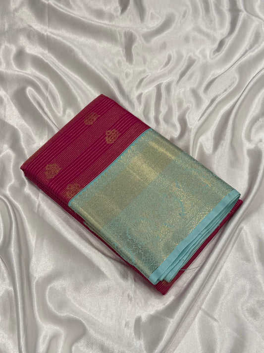 Semi Kanchipuram silk