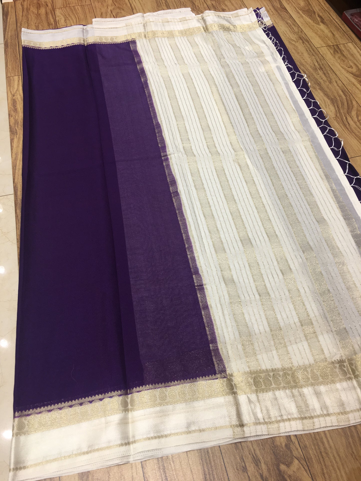 Semi Mysore Crape Silk