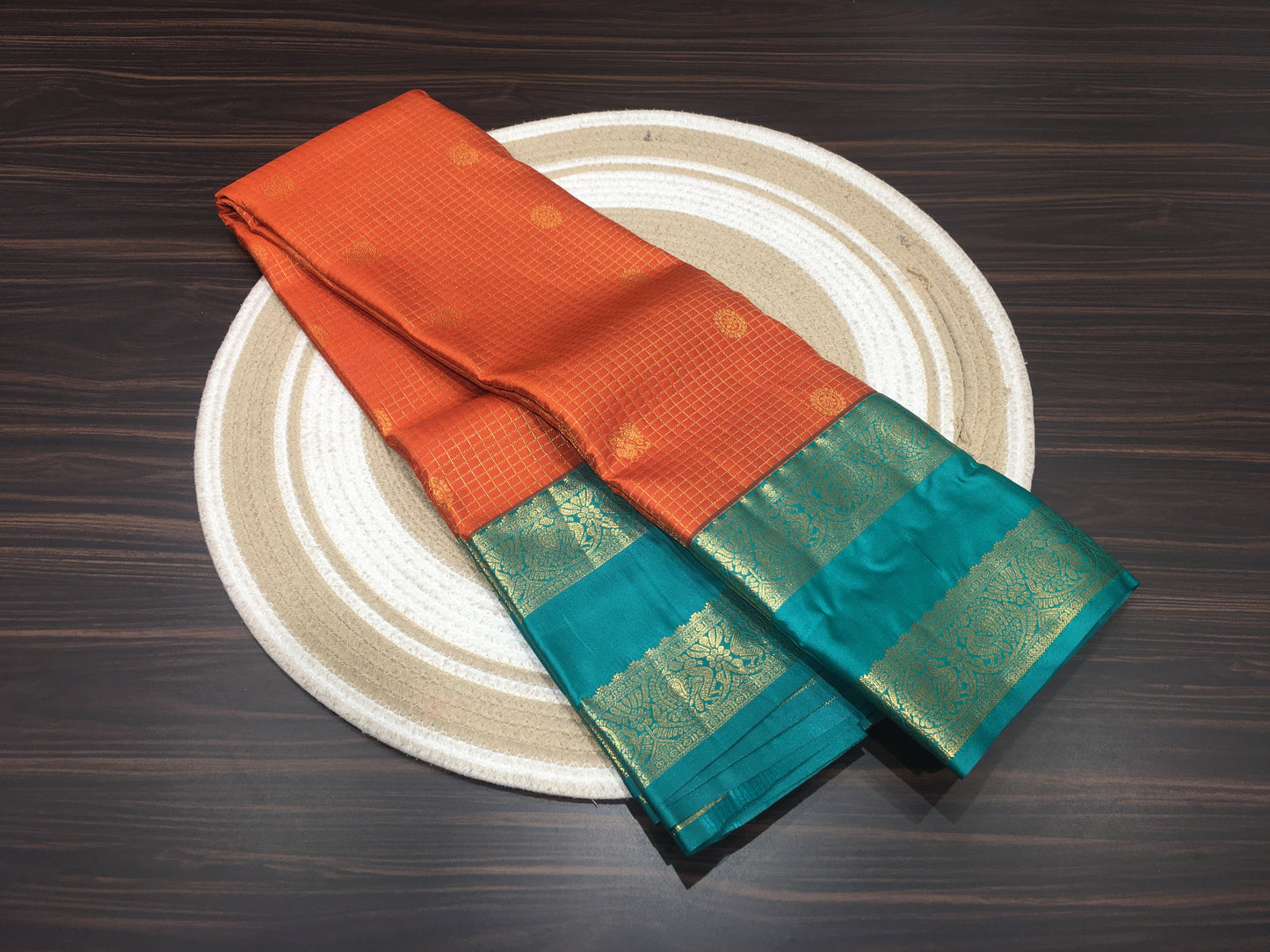Semi Kanchipuram silk
