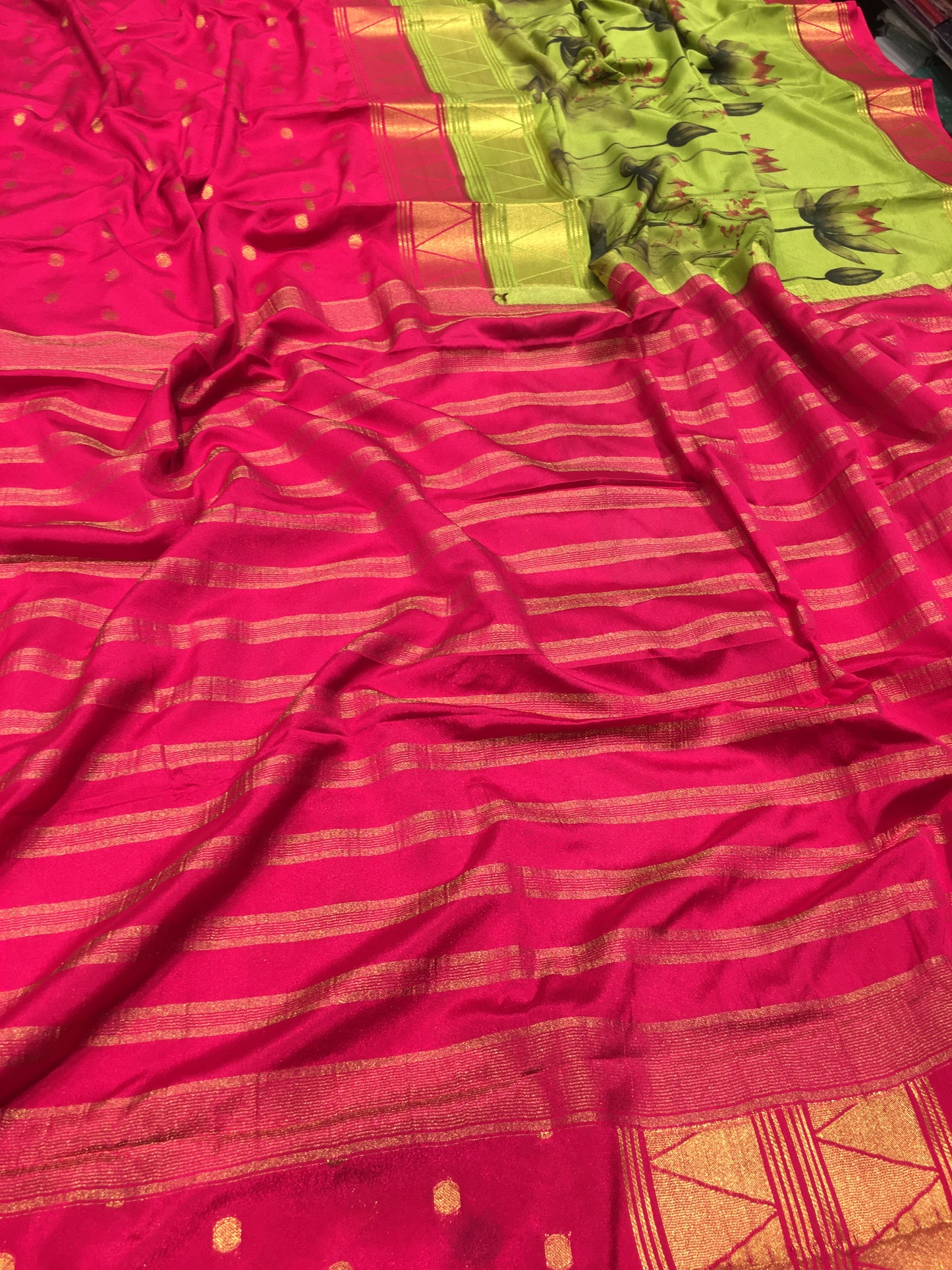 Semi Mysore Crape Silk