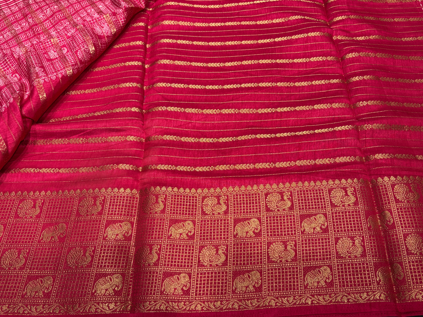 Mulberry silk saree