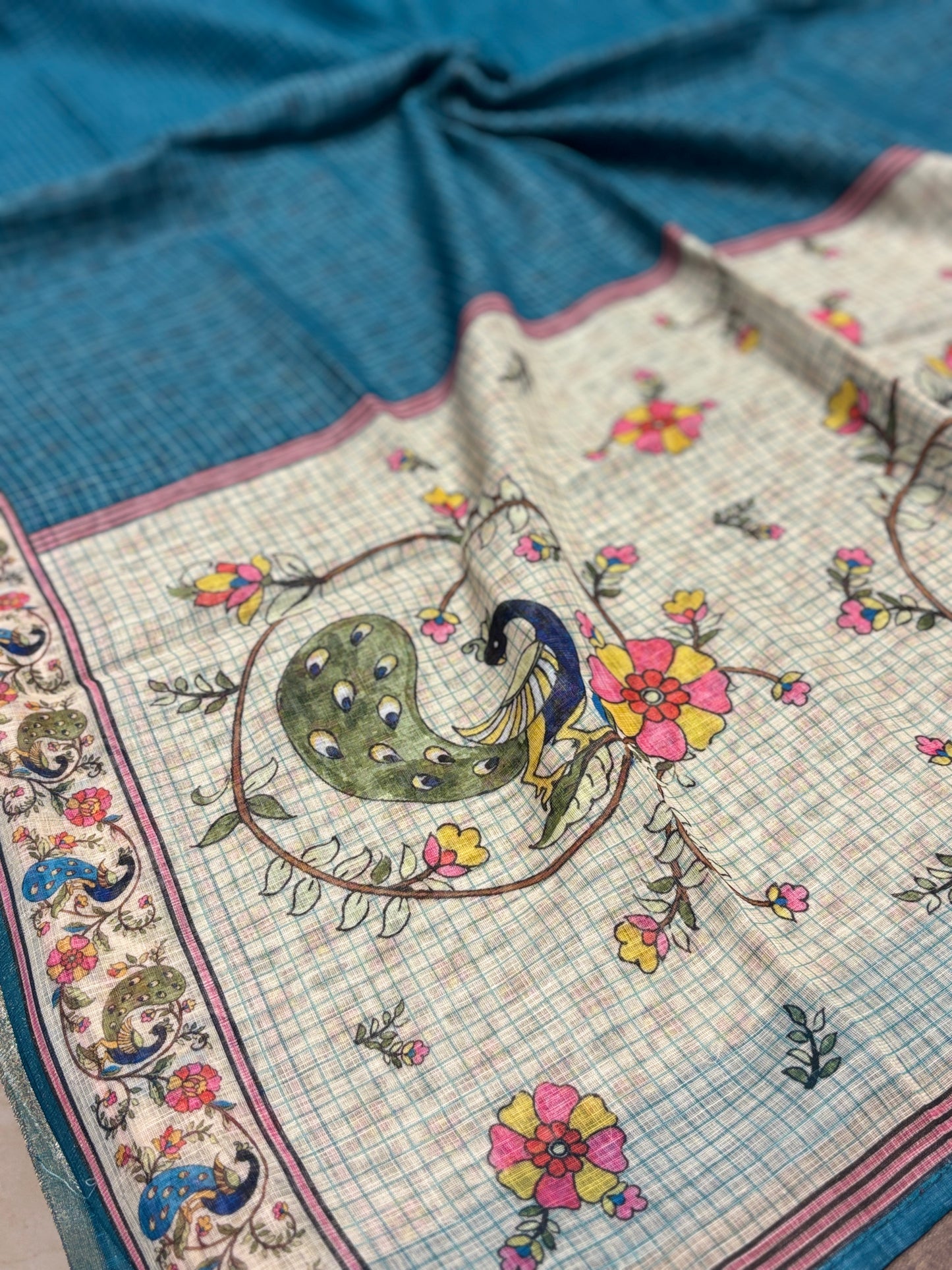 Fancy cotton saree