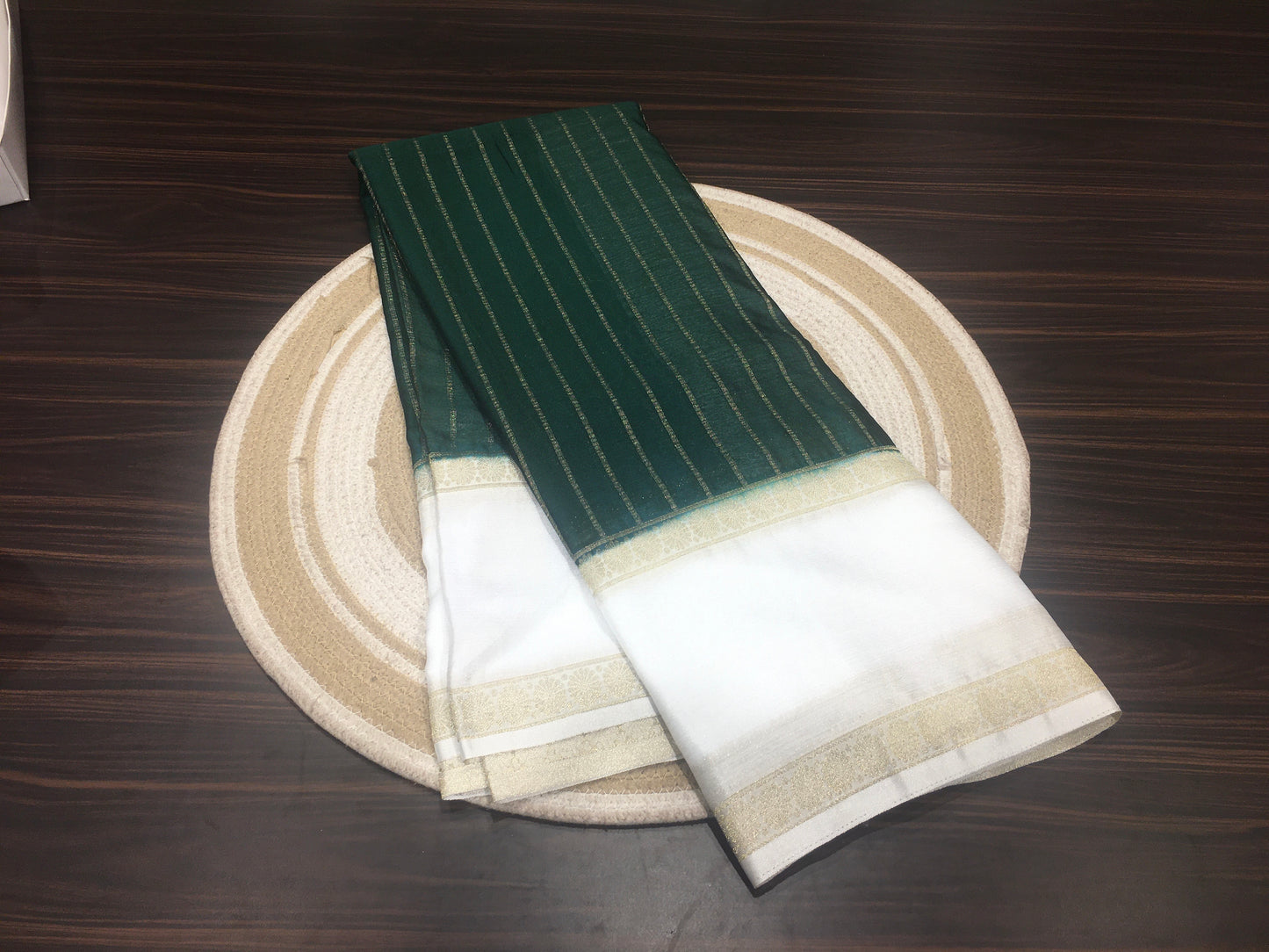 Chiffon crape saree