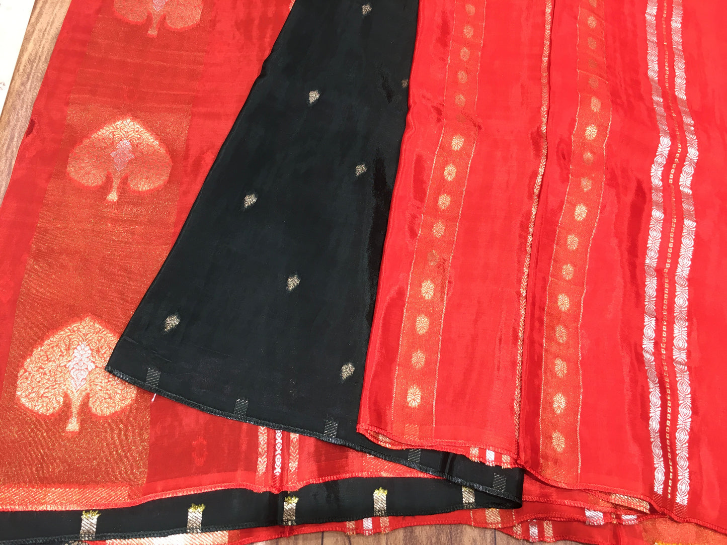 Satin Crape Saree