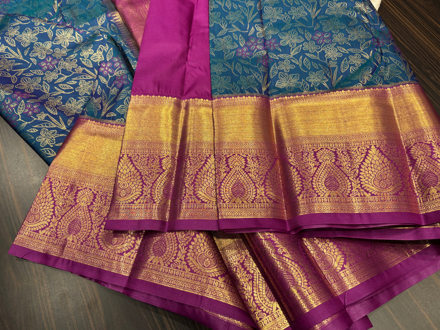 Semi Kanchipuram silk