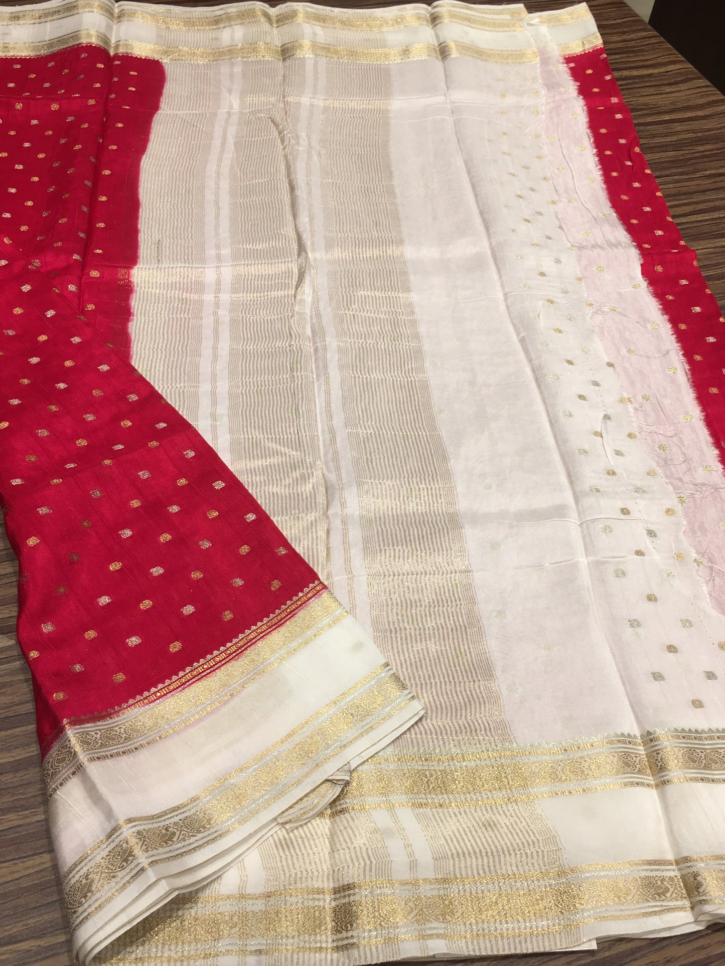 Soft tussar saree