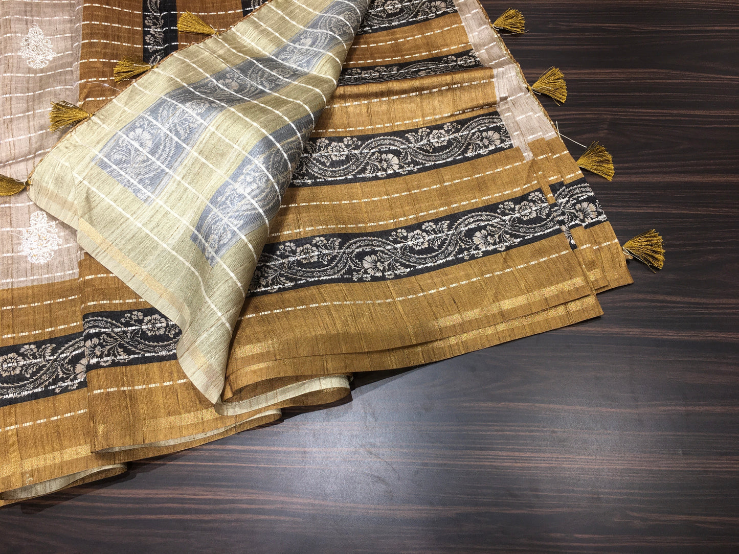 Fancy cotton saree