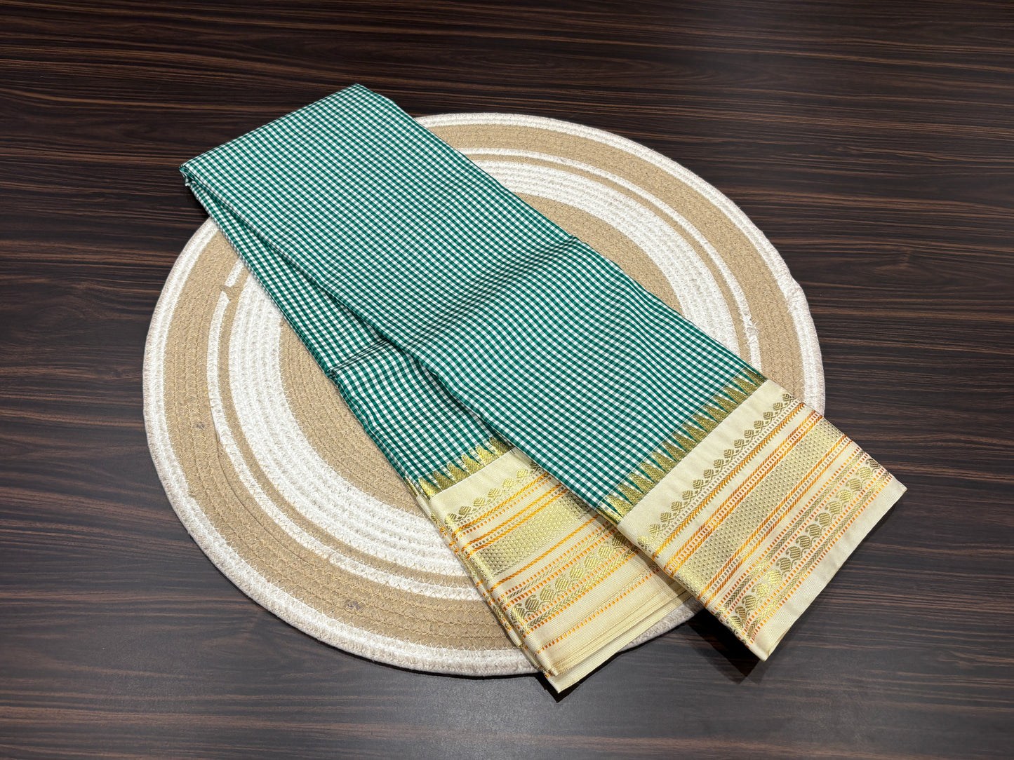 Semi Kanchipuram silk