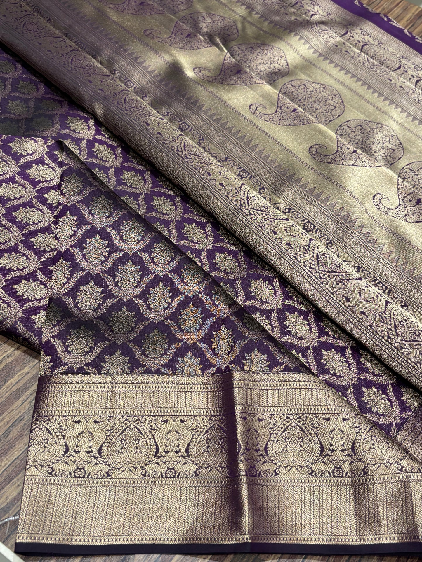 Pure Kanchipuram Broced Silk
