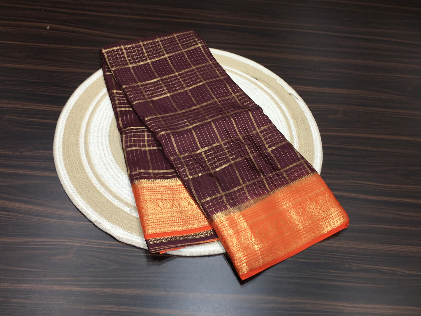 Semi Mysore Crape Silk