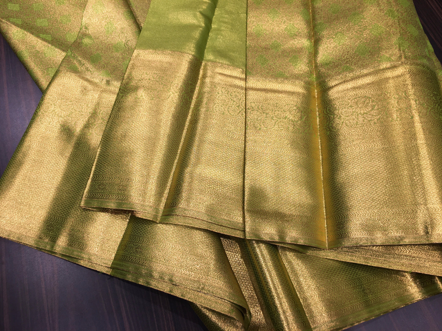 Semi Kanchipuram Tissue silk saree