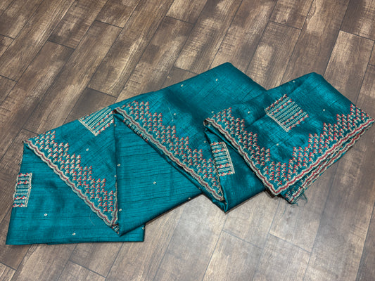 Soft tussar saree