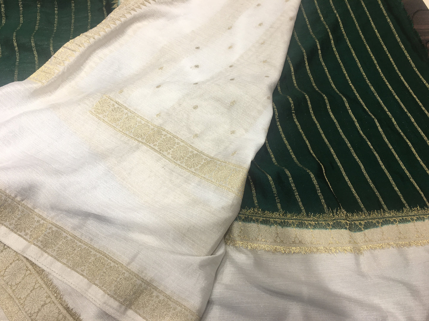 Chiffon crape saree