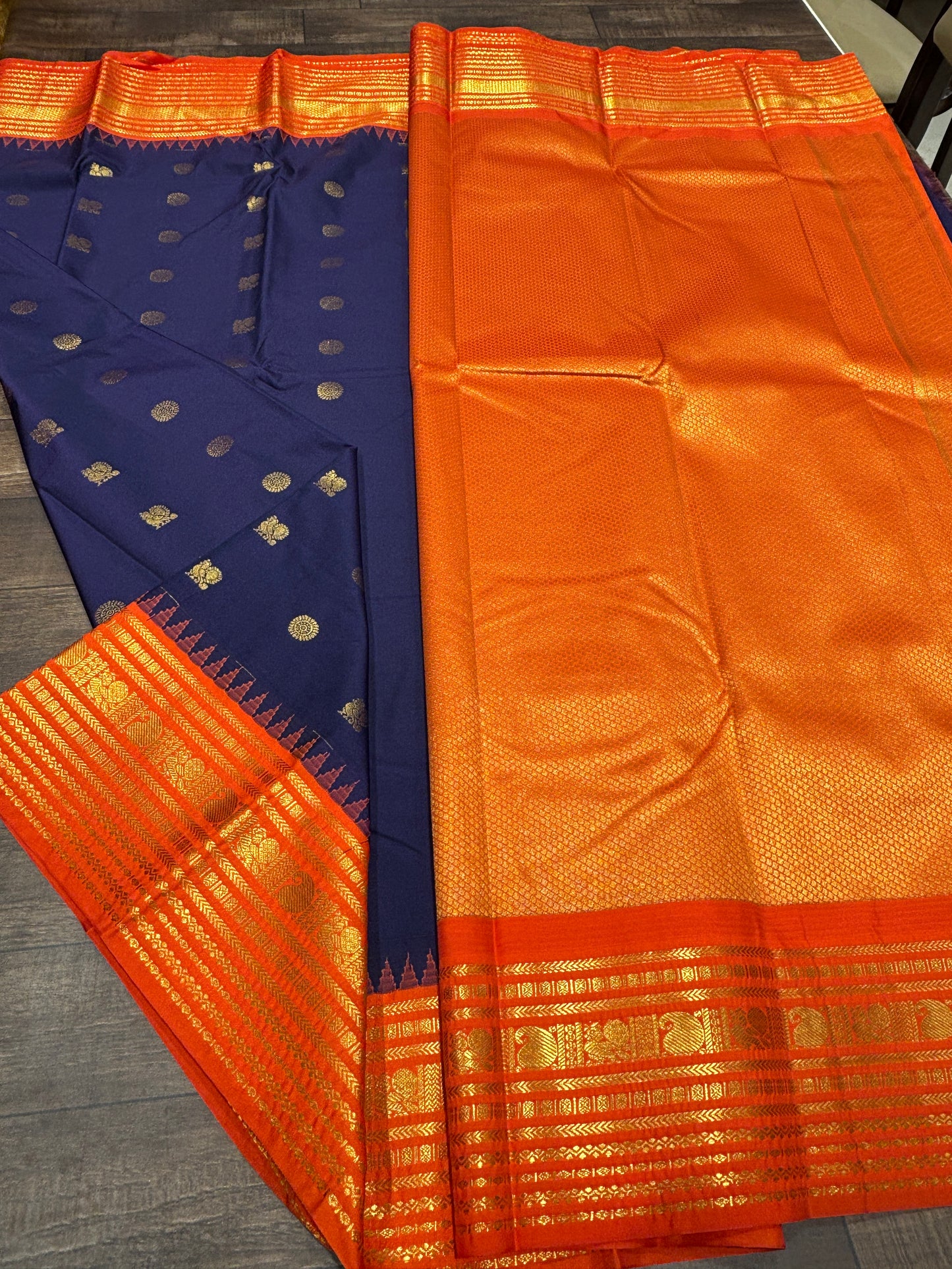 Semi Kanchipuram silk
