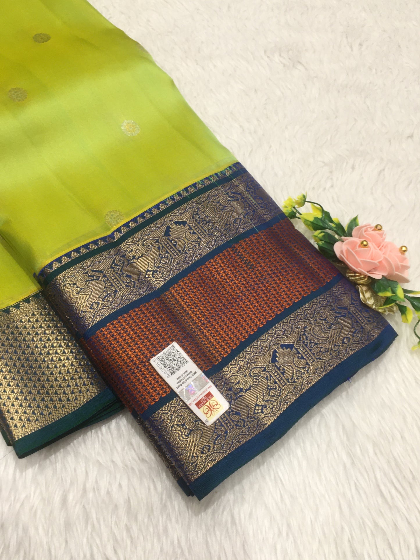 Pure Kanchipuram silk
