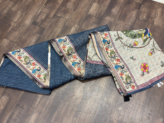 Fancy cotton saree