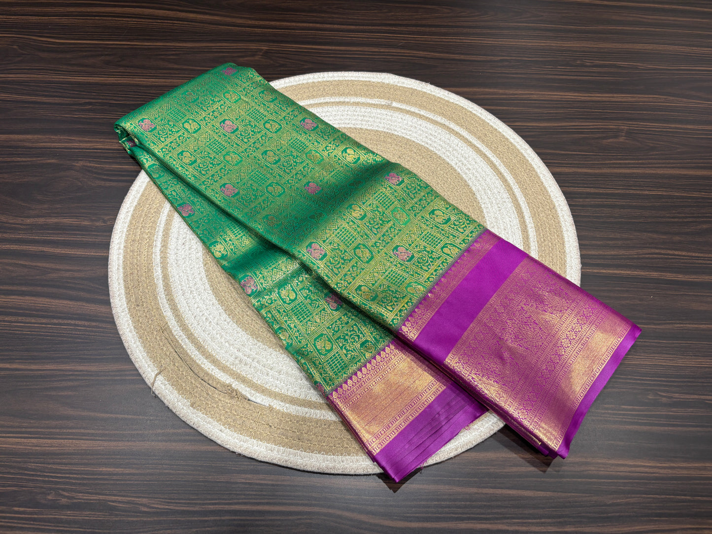 Semi Kanchipuram silk