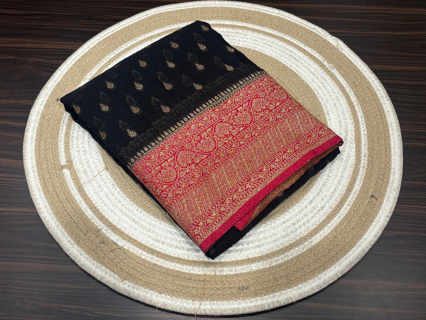 Chiffon georgette saree