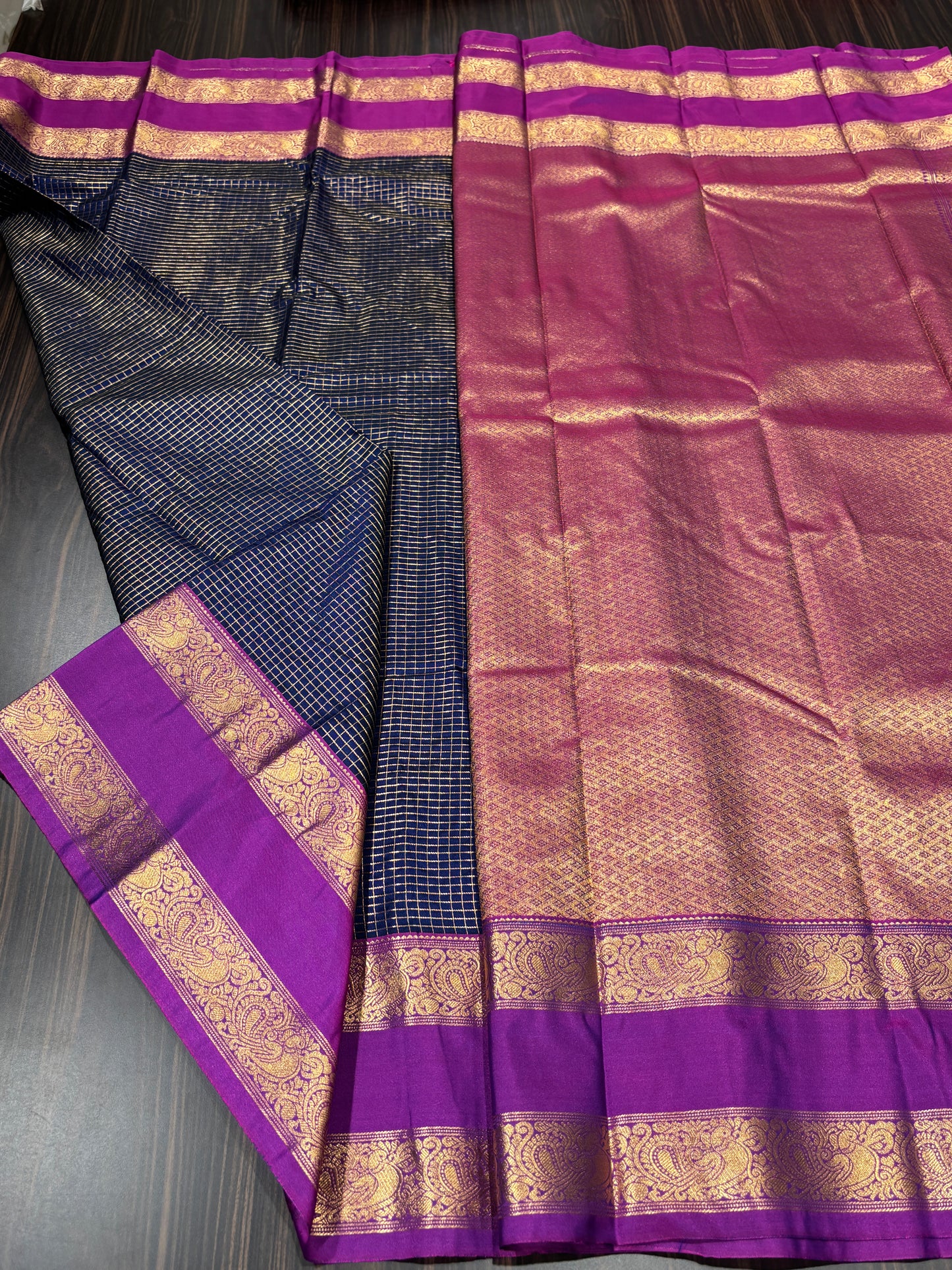 Semi Kanchipuram silk