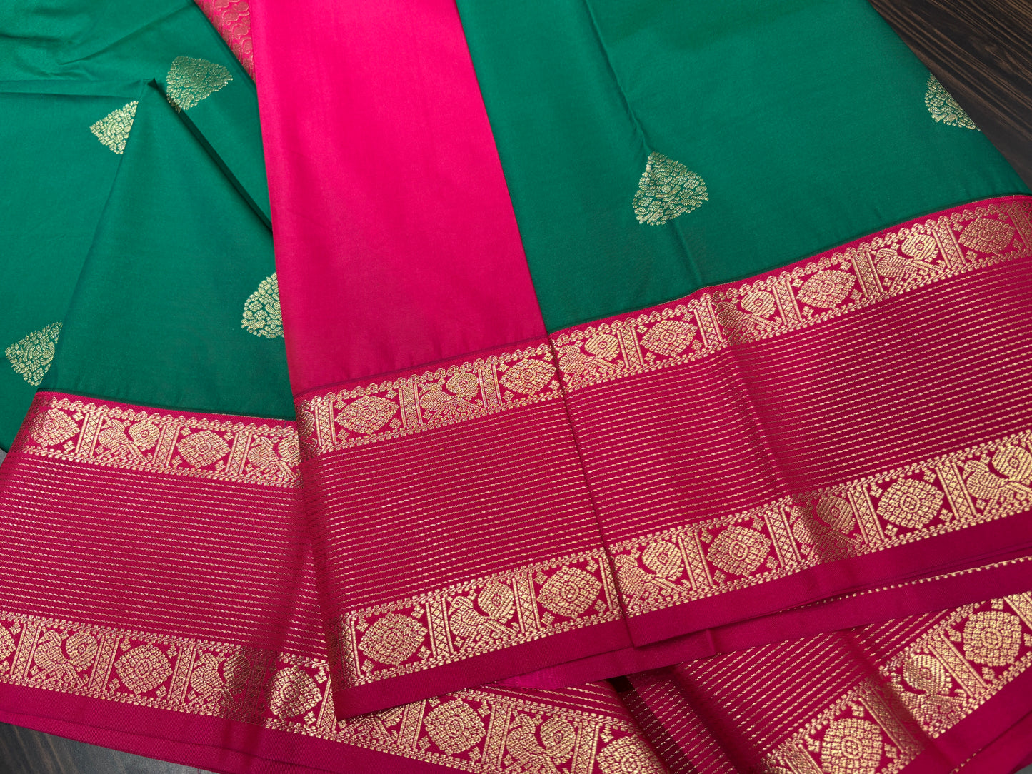 Semi Kanchipuram silk