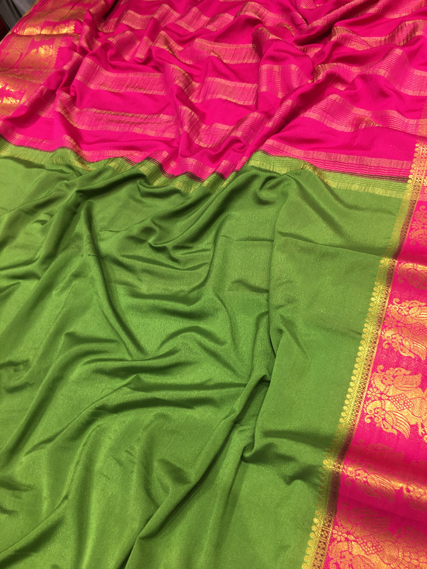 Semi Mysore Crape Silk