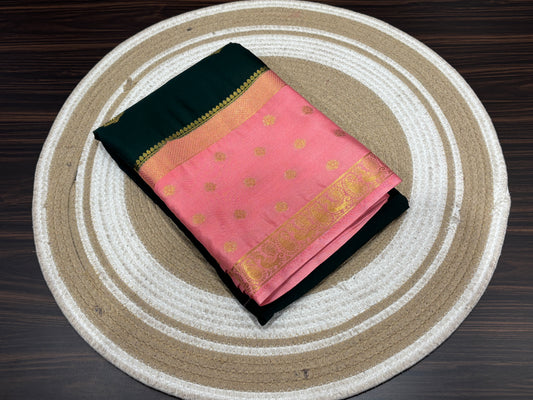Semi Mysore crape saree
