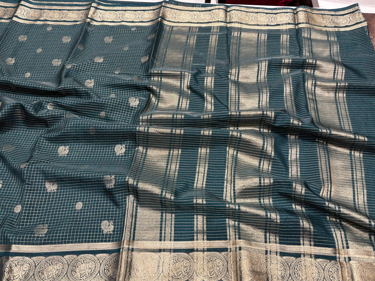 Semi Mysore Crape Silk