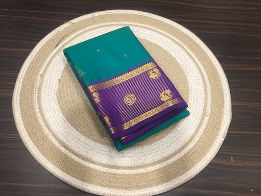 Semi Kanchipuram silk