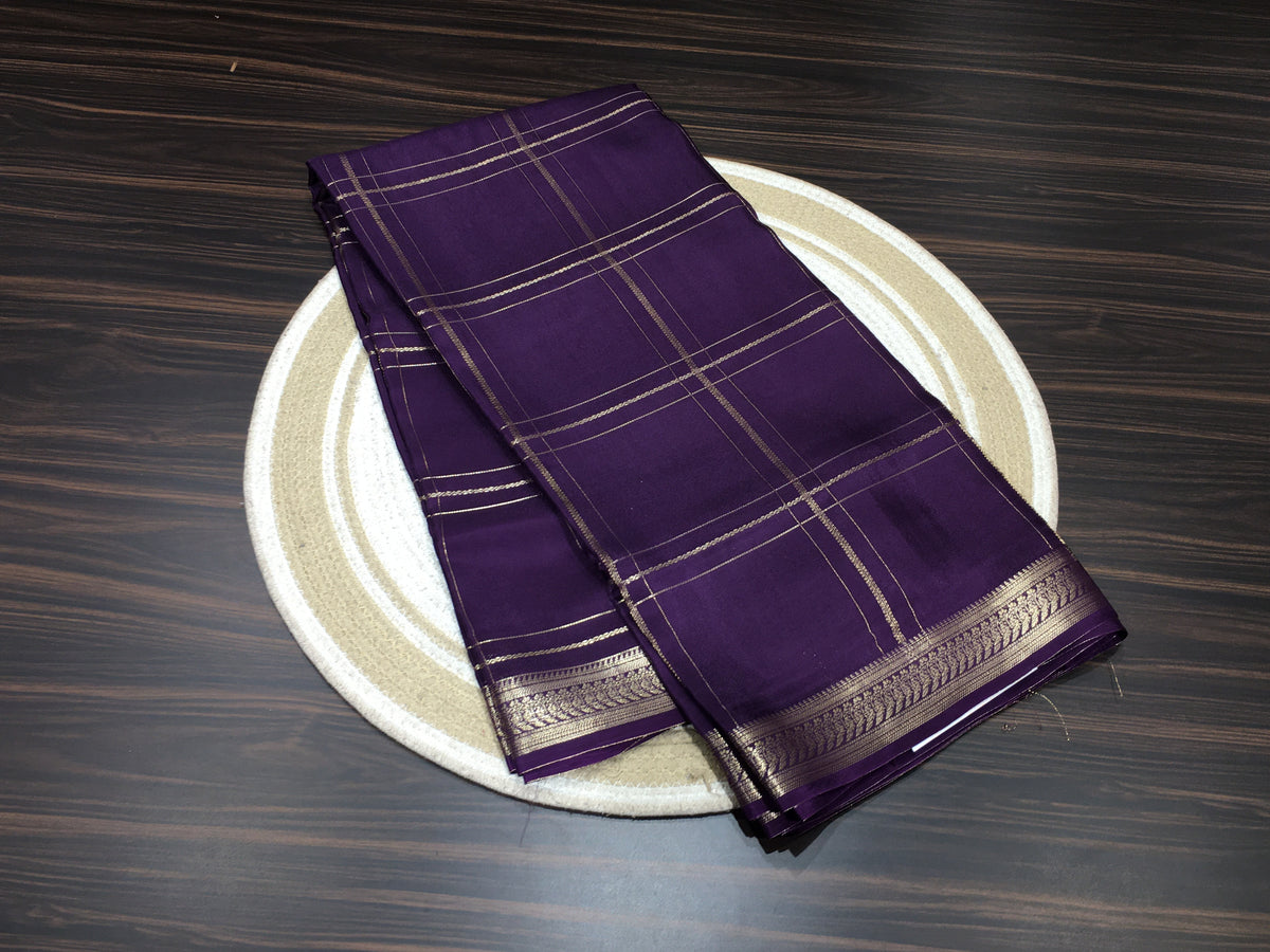 Semi Mysore Crape Silk