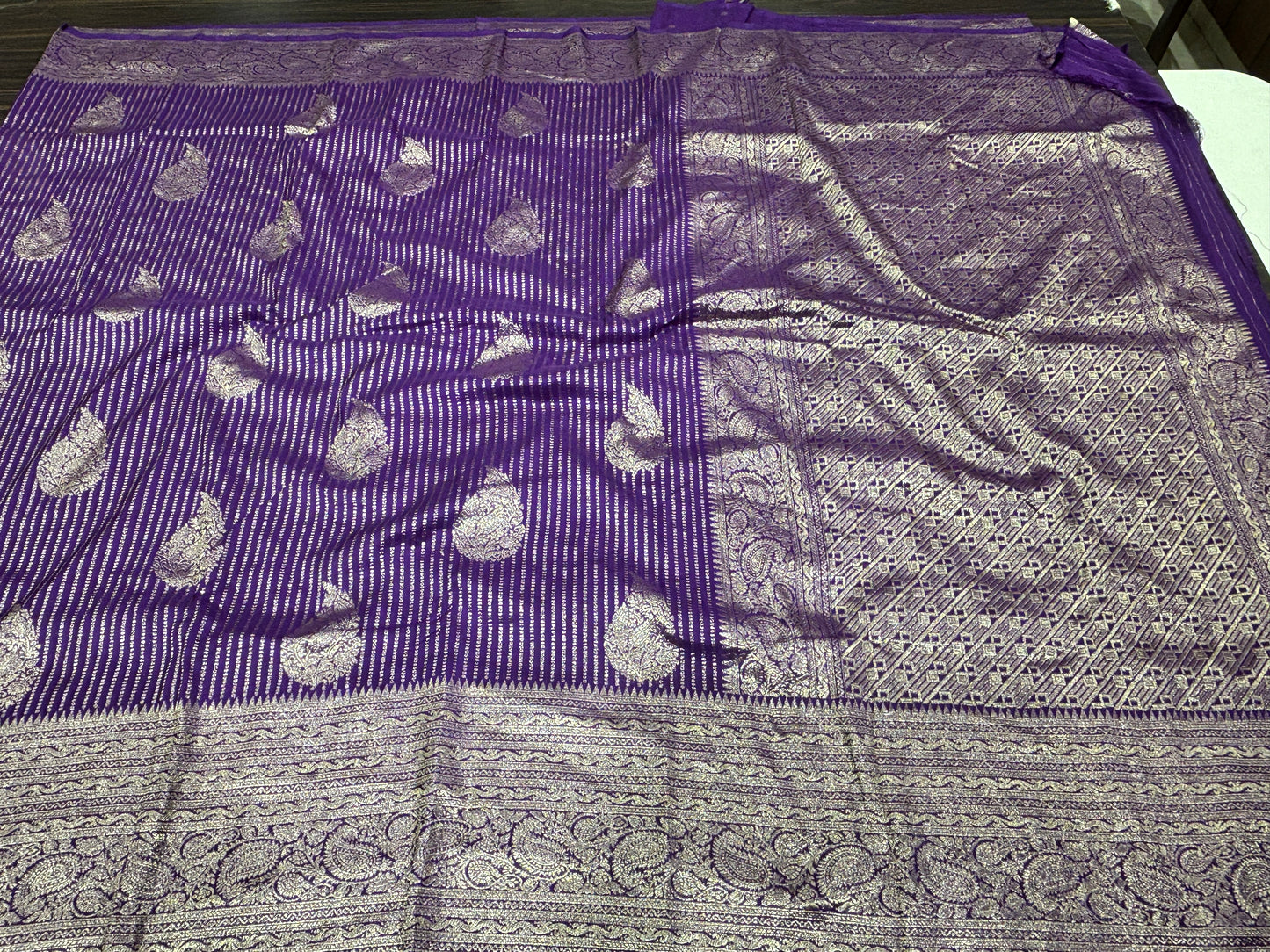 Soft crape saree