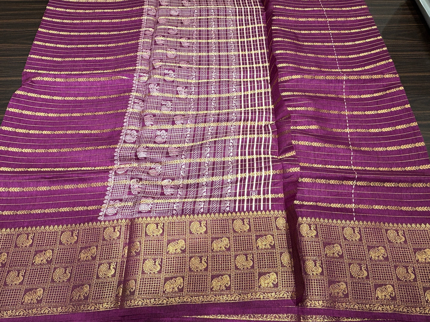 Mulberry silk saree
