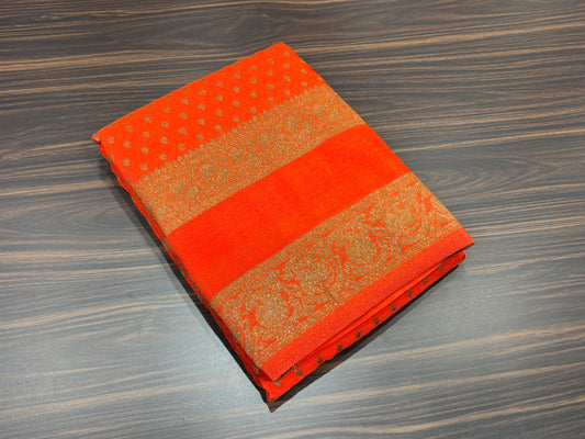 Chiffon georgette saree