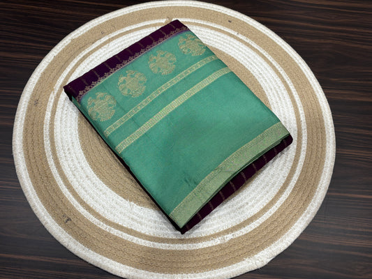 Wrinkle chiffon saree