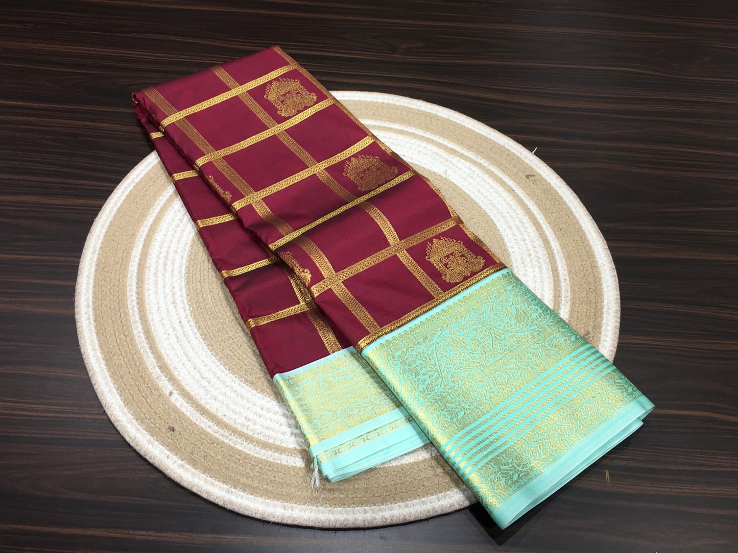 Semi Kanchipuram silk