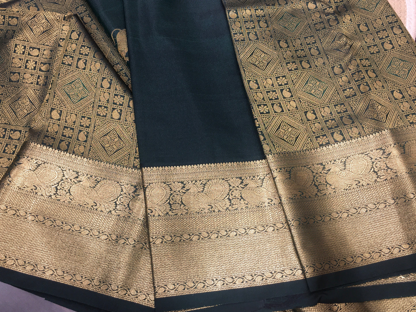 Semi Kanchipuram silk