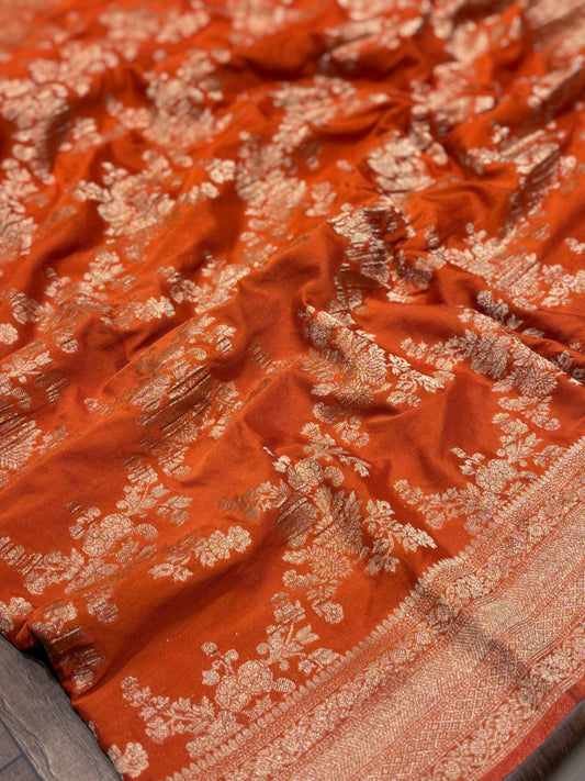 Chiffon georgette saree