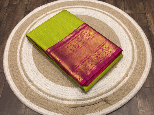 Semi Kanchipuram silk