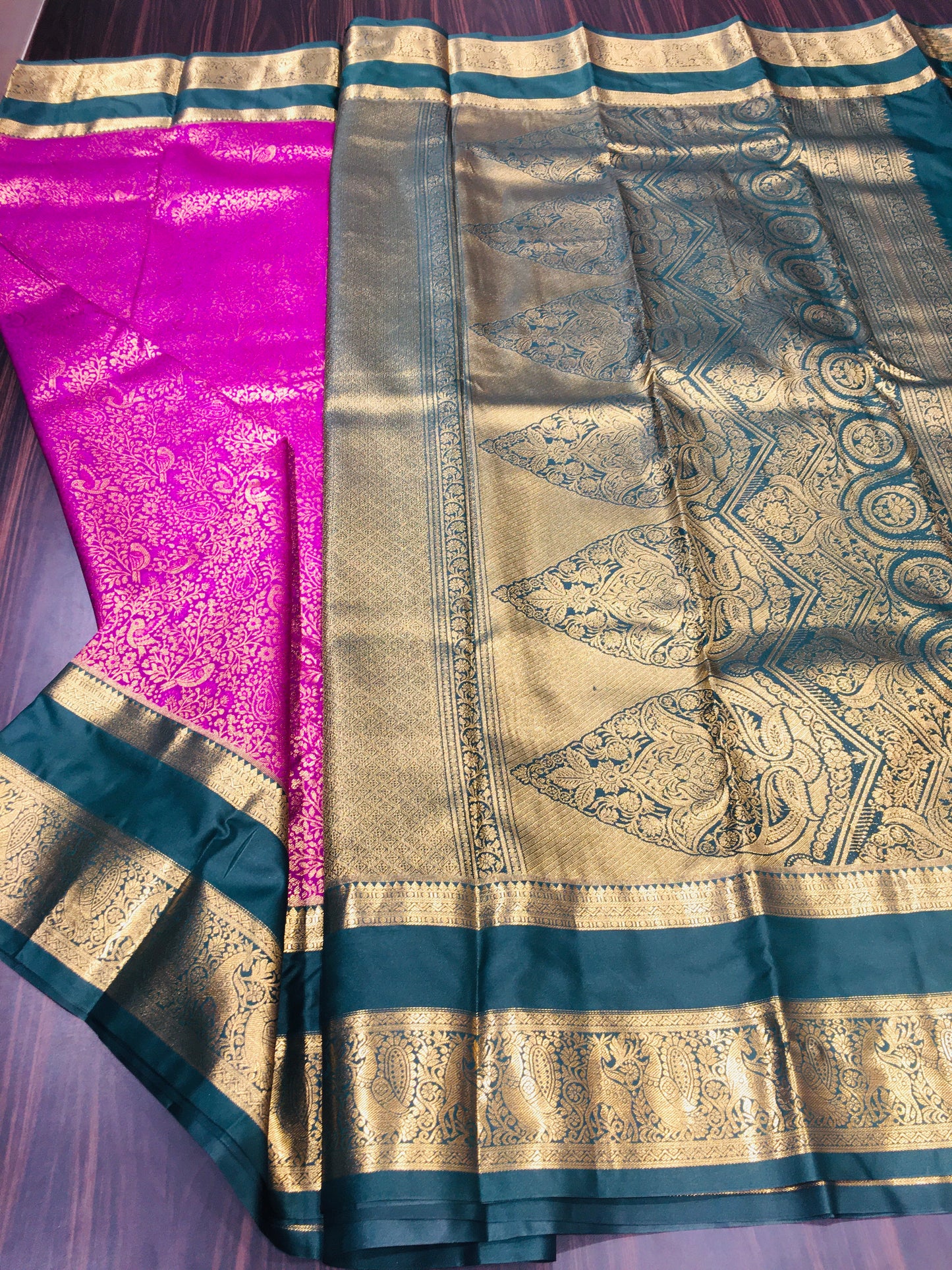 Semi Kanchipuram silk