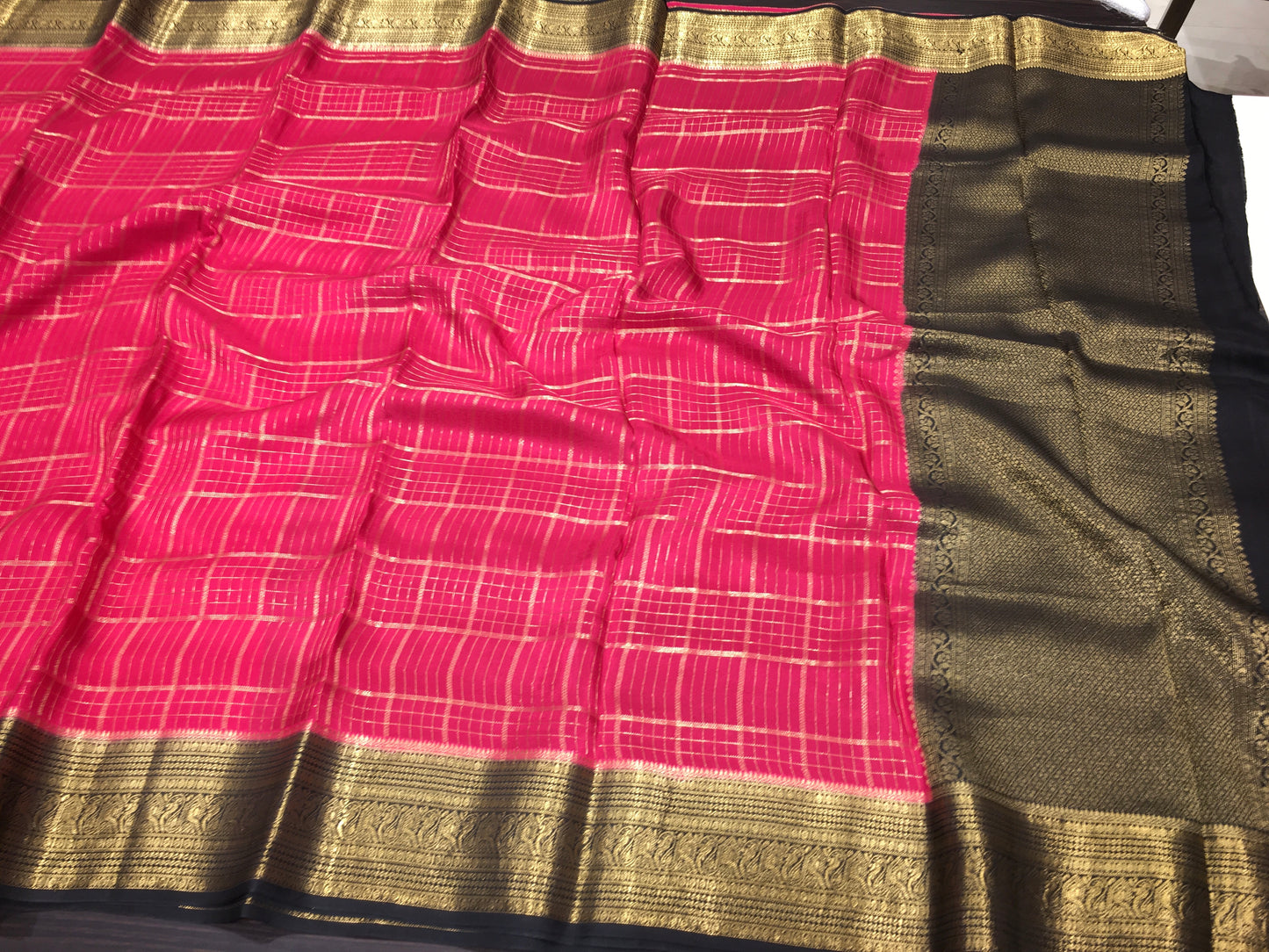 Semi Mysore Crape silk